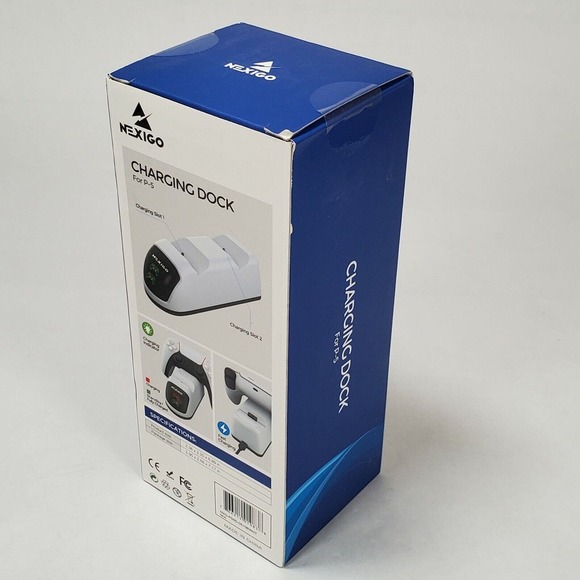 PS5 Charging Dock, Dual Charing Station with Red and Green LED Indicator Nexigo - Picture 3 of 4